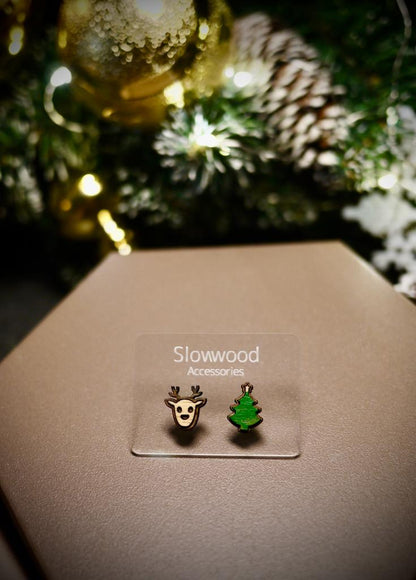 【 Slowwood 聖誕選物】 - Christmas 限定耳環系列 - Slowwood Creation